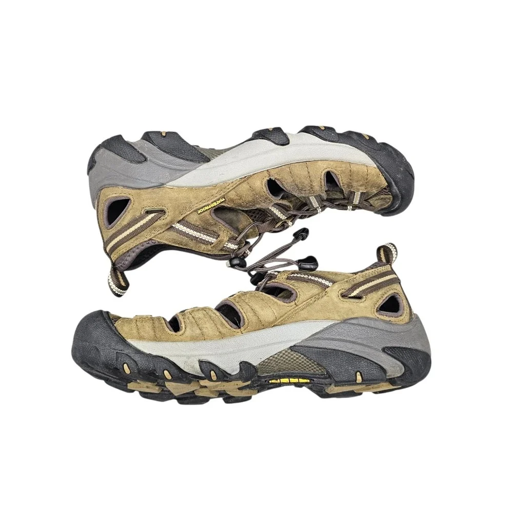 KEEN Men's Size 8.5 GUC Arroyo II Brown Waterproof Closed-Toe Hiking Sandals